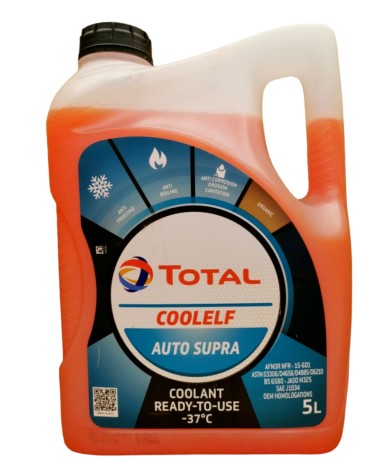 Liquide de refroidissement TOTALENERGIES COOLELF Auto Supra 5L - L ...